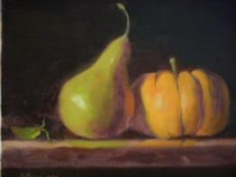 Pear and Squash, 8x10