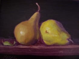 Two Pears, 8x10