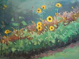 Westchester Sunflowers, 12x16